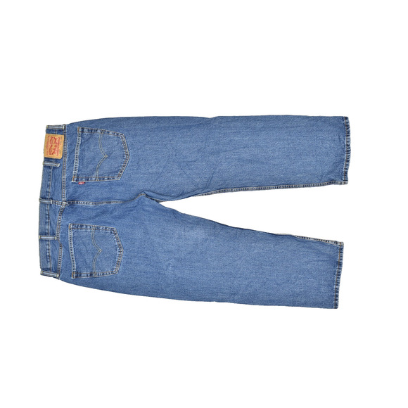 Men's Levi's 505 Regular Straight Leg Blue Denim Jeans Size 40x29 Light Wash - Picture 1 of 8